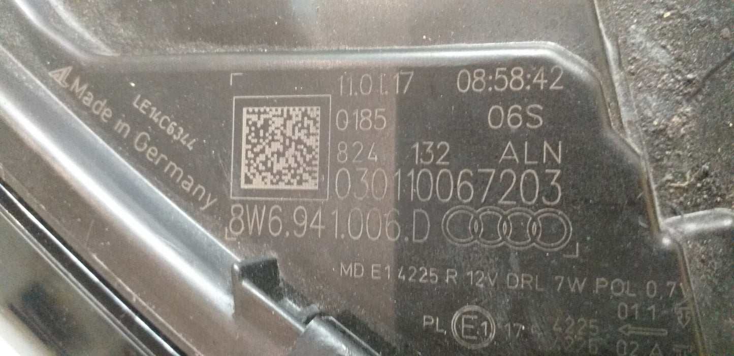 AUDI A5 Xenon HEADLIGHT  2016-2019  8W6941006D