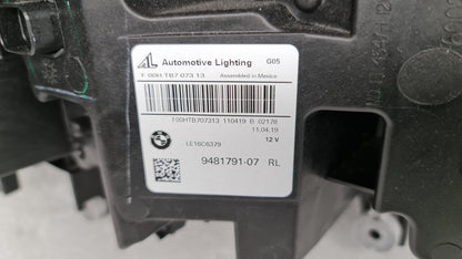 Genuine BMW X5-X6 M50 G05-G06 FULL LED LASER HEADLIGHT 9481791
