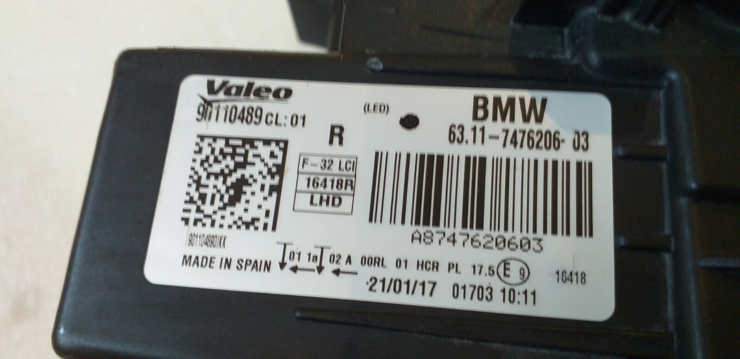 BMW 4 Series F32/ F36 F-LED 7476206 / 6311-7476206-03 / A8747620603