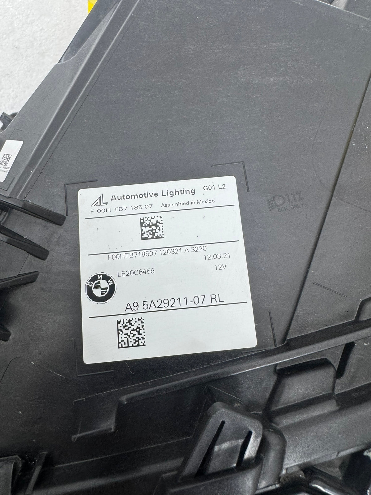 BMW X3 X4 G01 G02   A9 5A29211 -07 RL