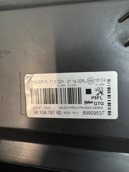 PEUGEOT GT 3008/5008    9810478780  89909537