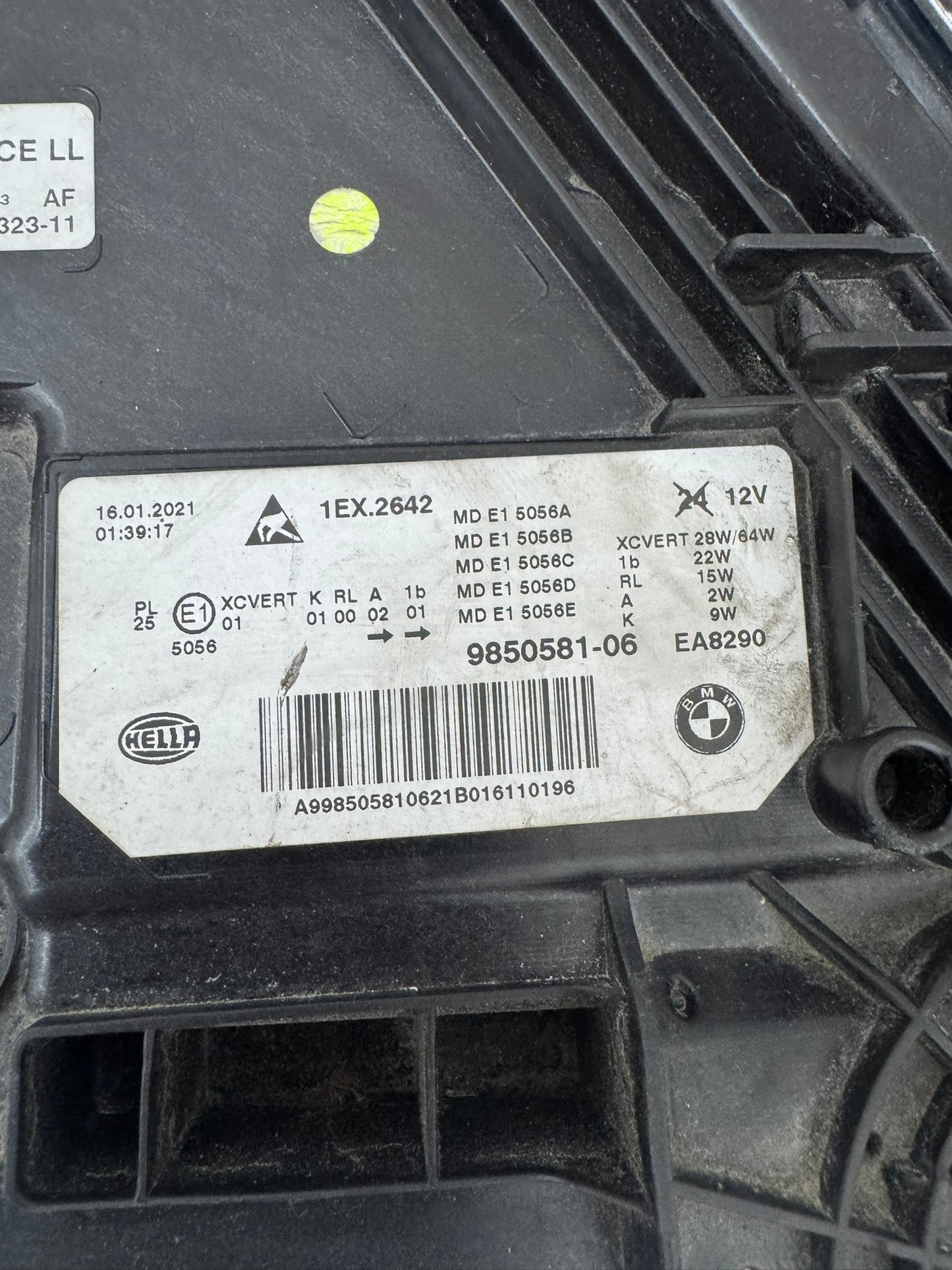5 SERIES G30   9850581 06   EA8290