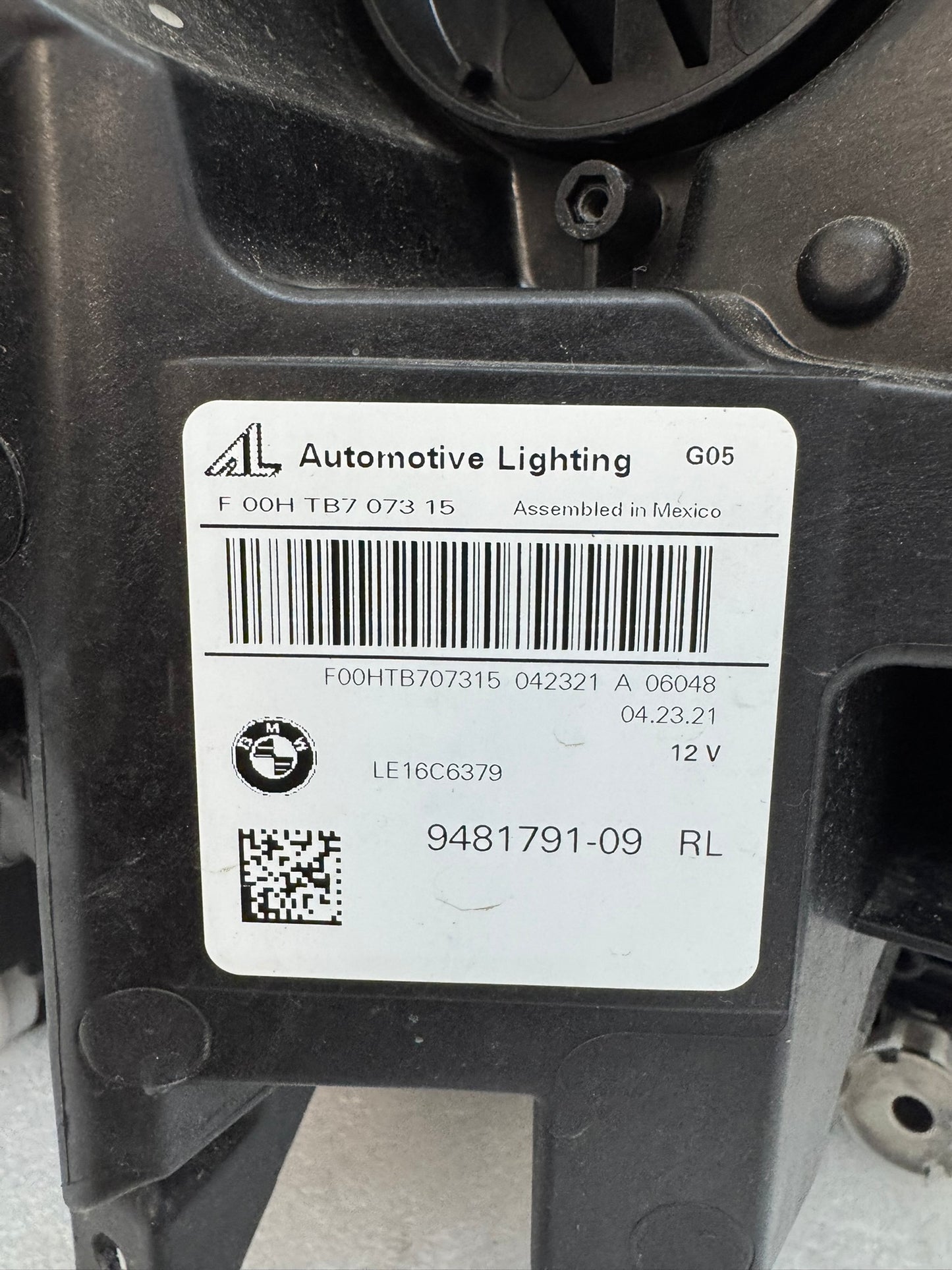 BMW X5	  9481791 -09 RL